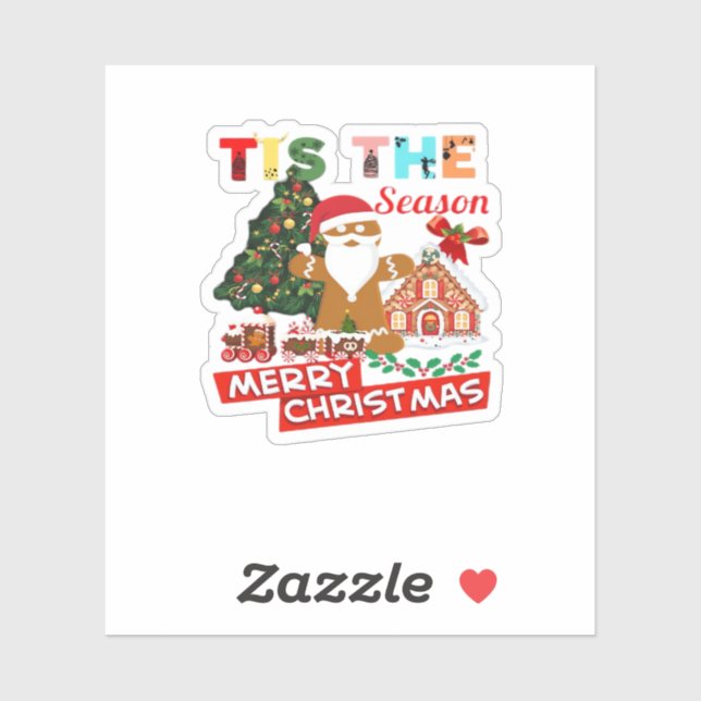 Sticker Everyone Loves A At Christmas Christmas Santas Com (Feuille)