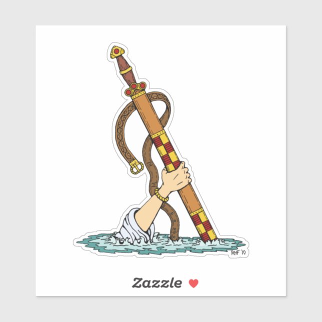 Sticker Excalibur (Feuille)