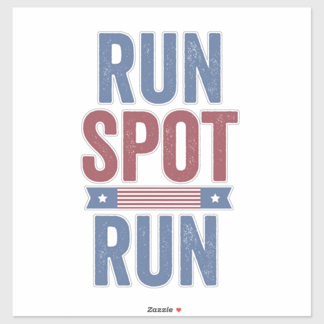 Sticker Exécuter l'élection présidentielle Trump 2024 (Feuille)