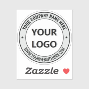 Sticker Exemple d'autocollant promotionnel avec logo et te