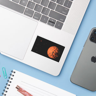 Sticker Exoplanet Ucf-1.01 Orbitant Une Étoile Appelée Gj 