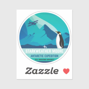 Sticker Expédition Antarctique Starkweather-Moore