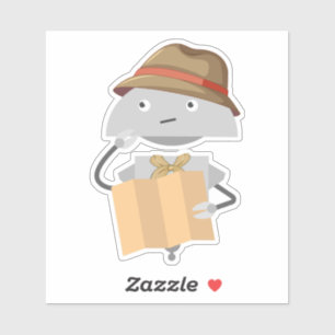 Sticker explorateur Mia