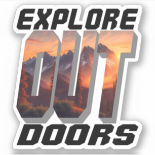 STICKER EXPLORER LES PORTES EXTÉRIEURES