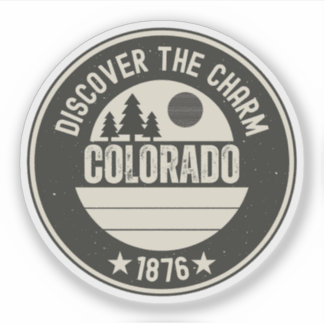 Sticker Explorez Colorado - Conceptions pour chaque amoure