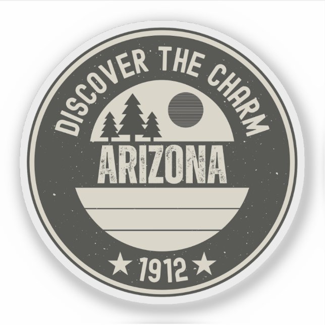 Sticker Explorez l'Arizona - Conceptions pour chaque amour (Devant)