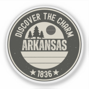 Sticker Explorez l'Arkansas - Conceptions pour chaque amou