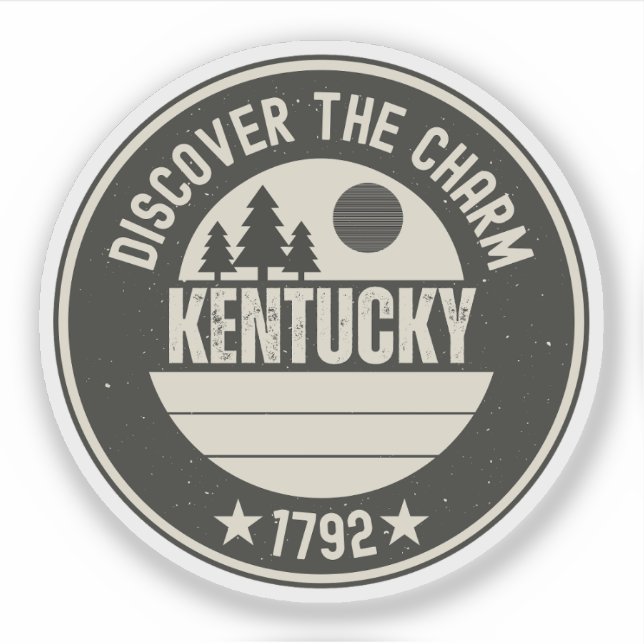 Sticker Explorez le Kentucky - Conceptions pour chaque amo (Devant)