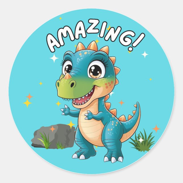 Sticker Extraordinaire, Stickers Dinosaure (Devant)