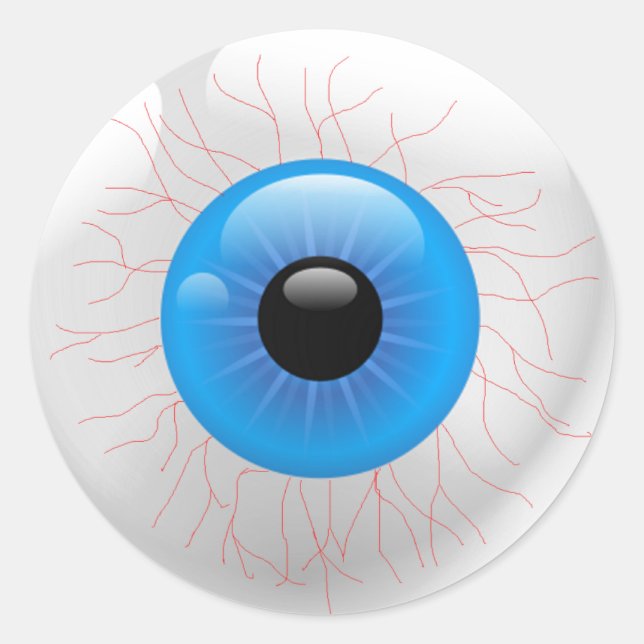 Sticker Eyeball Bloodshot (Devant)
