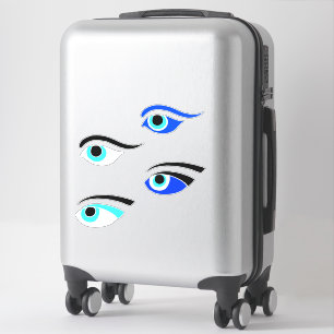 Sticker Eyes de bateau de pêche grec