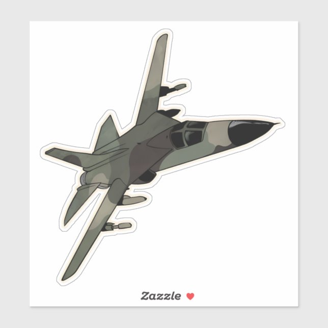 Sticker F-111 Aardvark, Bombardier de grève (Feuille)