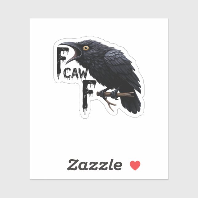 Sticker F Caw F Retro Classic (Feuille)