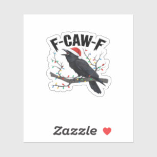 Sticker F Caw F Style Créatif Essentiel Décontracté