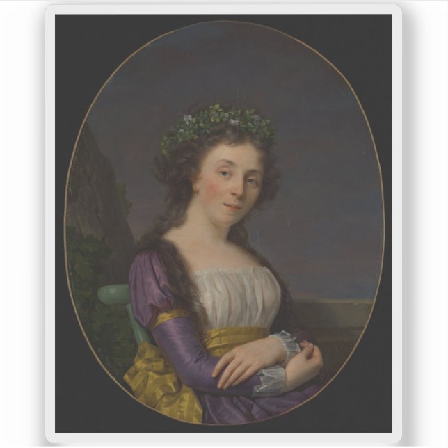 Sticker F.X. Fabre - Portrait de Marie-Louise Joubert (Devant)