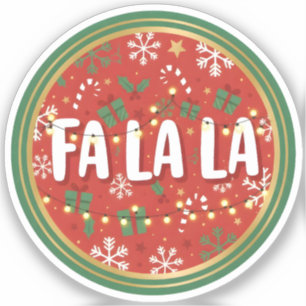 Sticker Fa La La
