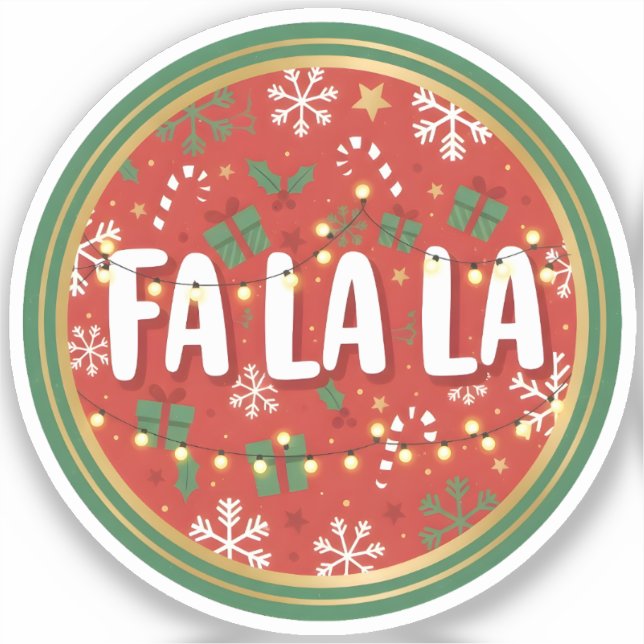 Sticker Fa La La (Recto)