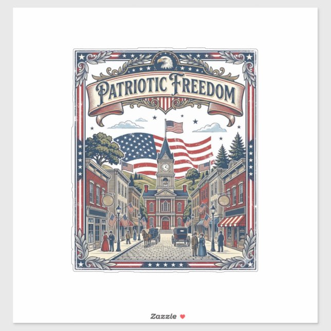 Sticker Fabricant de Savon Patriotique (Feuille)