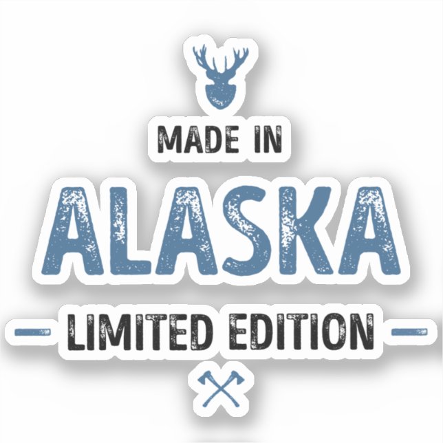 Sticker Fabriqué en Alaska Limited Edition (Recto)