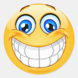 Sticker face sourire