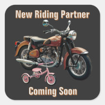 Sticker Faire-part bébé