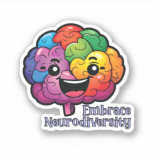 Sticker Faire place à la neurodiversité   Sensibilisation