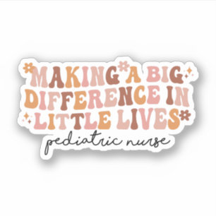 Sticker Faire une grande différence dans la petite vie Peu