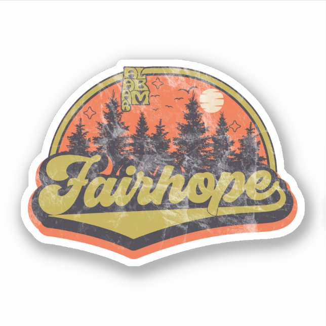 Sticker Fairhope, Alabama (Devant)