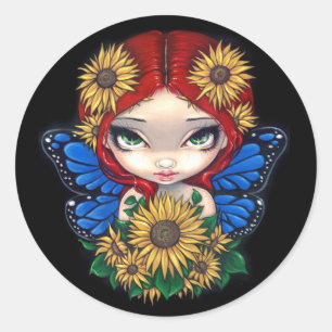 Sticker Fairy Sunflower