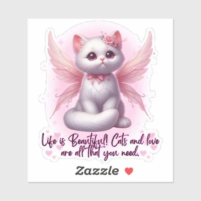 Sticker Fairy Whiskers of Love (Feuille)