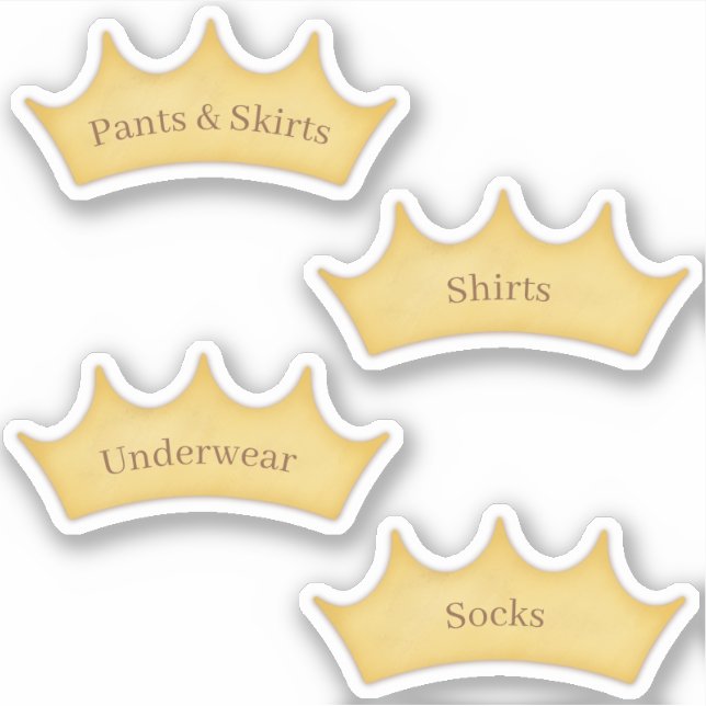 Sticker Fairytale Kids Room Storage & Organisation Étiquet (Devant)