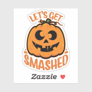 Sticker Faisons tomber Tipsy Halloween Jack-O’-Lantern