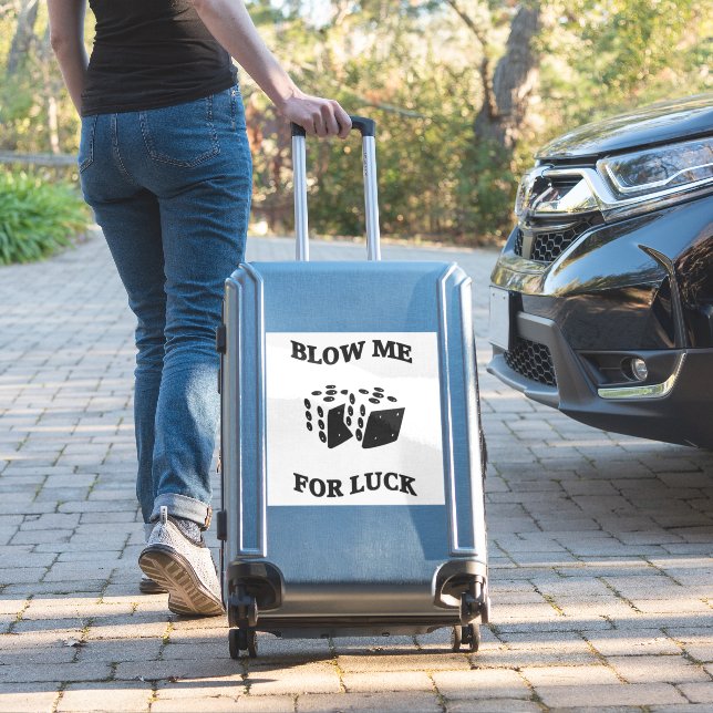 STICKER FAITES-MOI PASSER POUR CHANCE JEU DICE (Valise Insitu)