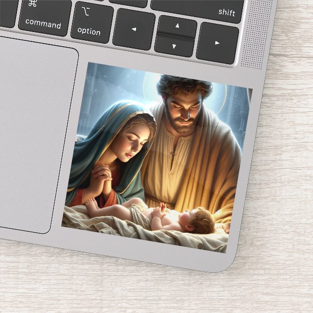 Sticker Famille de Noël (Détail)