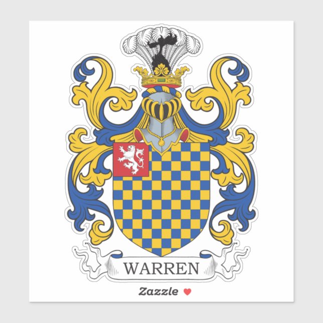 Sticker Famille Warren (Feuille)