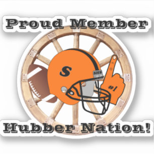 Sticker Fan De Football De La Nation Hubber
