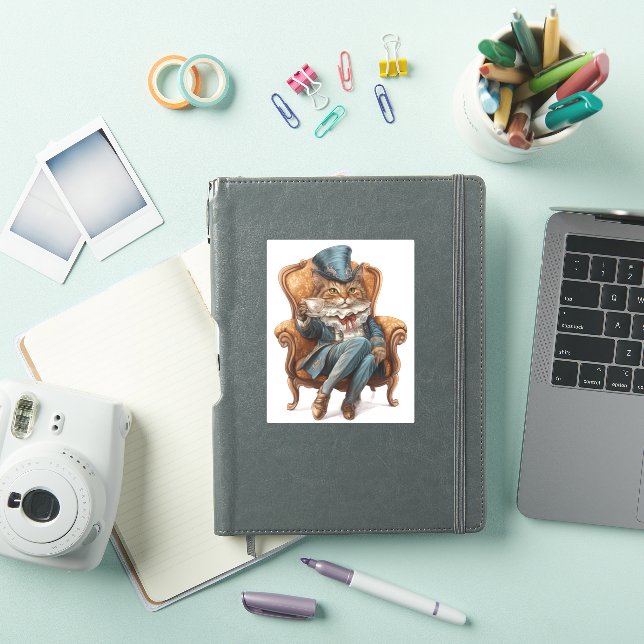 Sticker Fancy Cat Society � Victorian Royal Kitty (Couverture iPad)