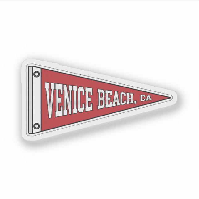 Sticker Fanion de Venice Beach, CA (Devant)
