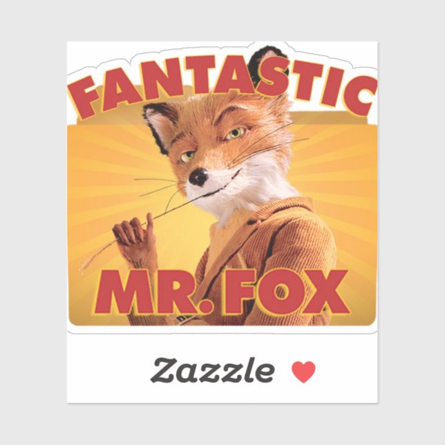 Sticker Fantastique Maître Renard (Feuille)