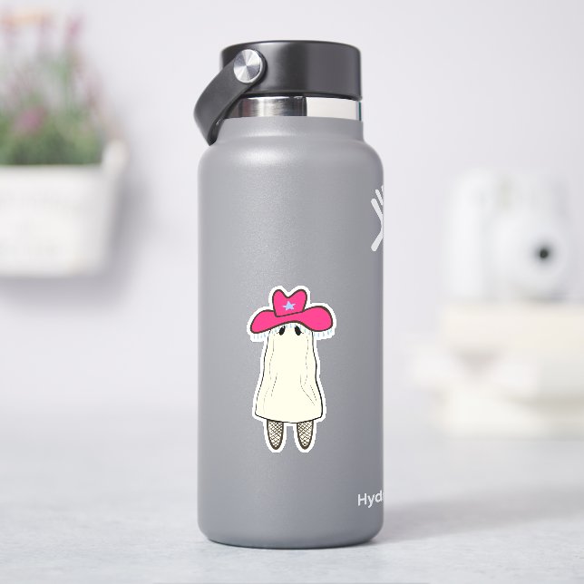 Sticker Fantôme Cowgirl (HydroFlask)