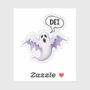 Sticker fantôme d'Halloween effrayant - DEI