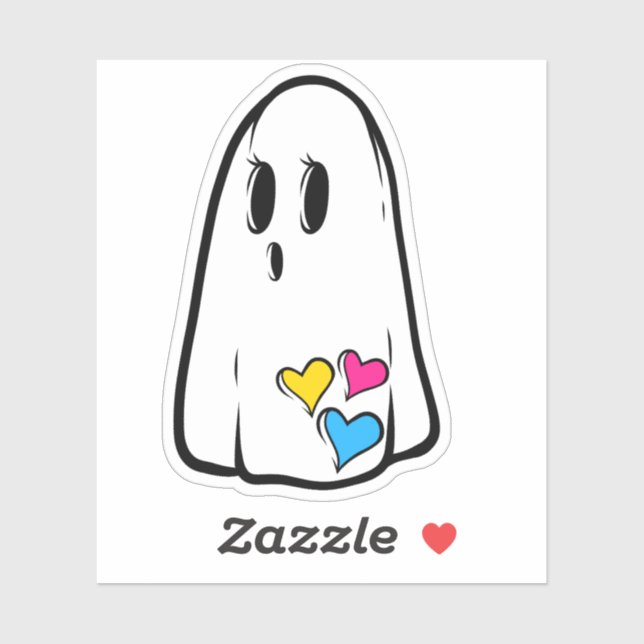 Sticker Fantôme Pan Pride (Feuille)