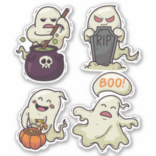 Sticker Fantômes d'Halloween