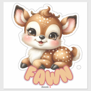 Sticker Faon Délicieux - Crèche