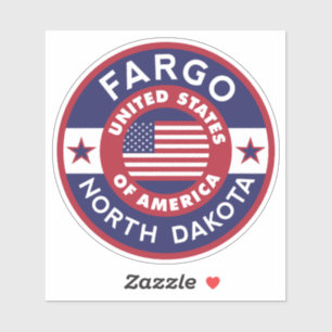 Sticker FARGO, Dakota du Nord