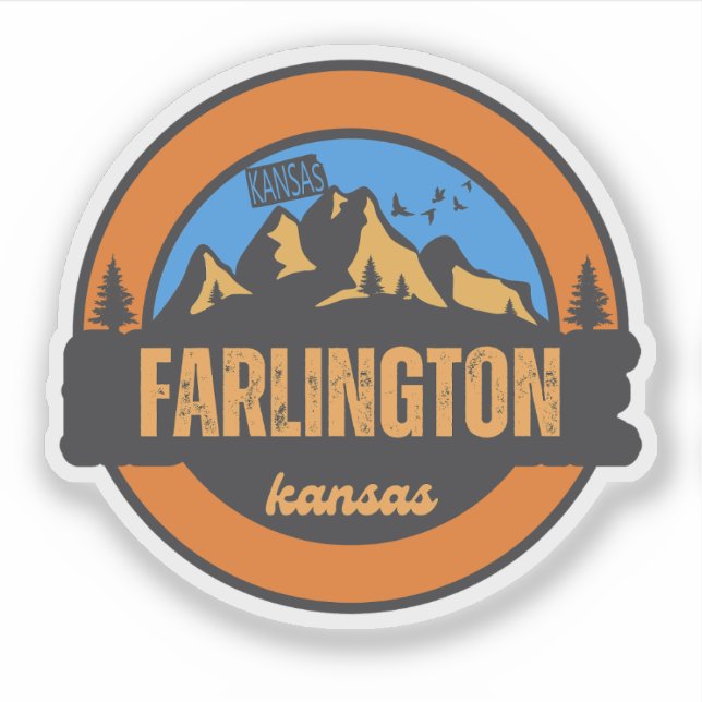 Sticker Farlington, Kansas (Devant)