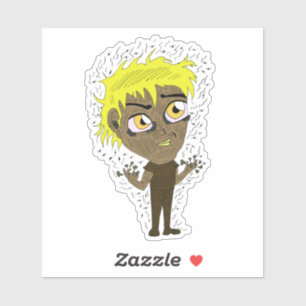 Sticker Farty Fingers Chibi