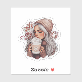 Sticker Fashionista Vibes Cosy