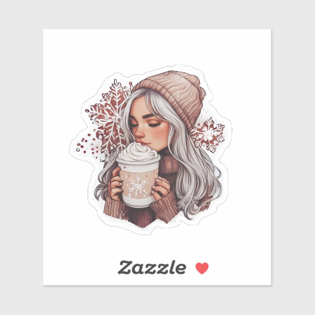 Sticker Fashionista Vibes Cosy (Feuille)