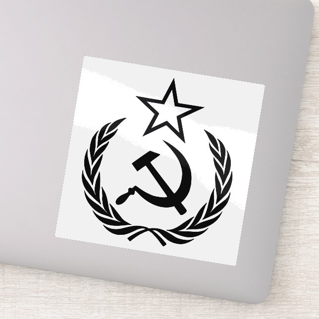Sticker Faucille et marteau, URSS, CCCP, communisme (Détail)